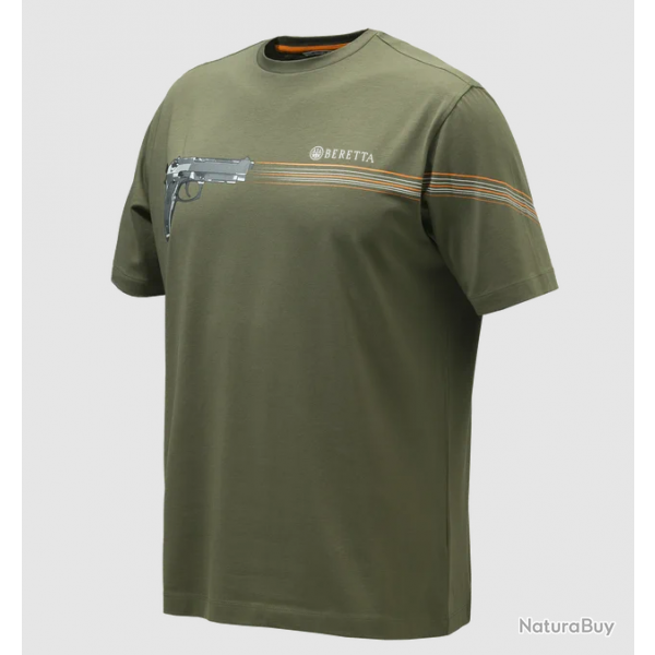 Vente flash ! T shirt Beretta 92 - Vert
