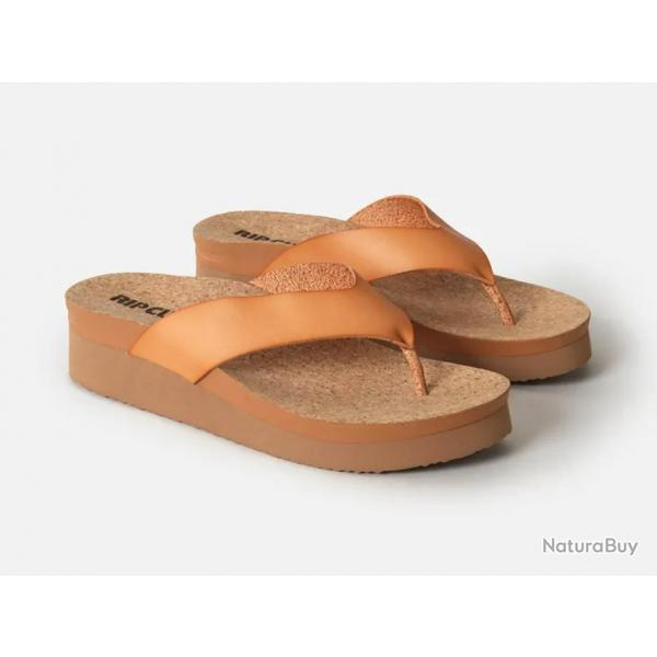 Tongs Rip Curl "Sandy Bloom Open Toe" 38 Marron