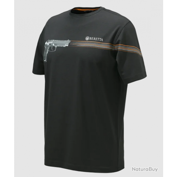 Vente flash ! T shirt Beretta 92 - Noir