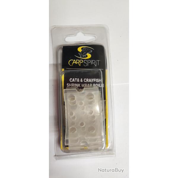 10 GAINES ANTI-CREVISSE ET POISSONS-CHATS 25-20MM - CARP SPIRIT - NEUF