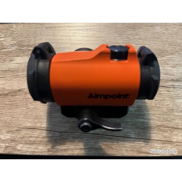 Occasion Aimpoint micro H2 orange 2MOA avec montage rapide weaver