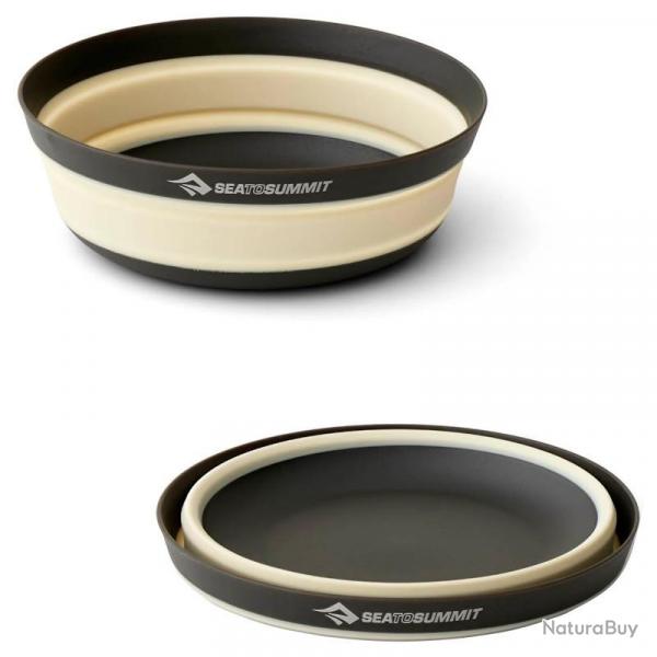 Bol pliable Sea to Summit Frontier Collapsible Bowl M blanc