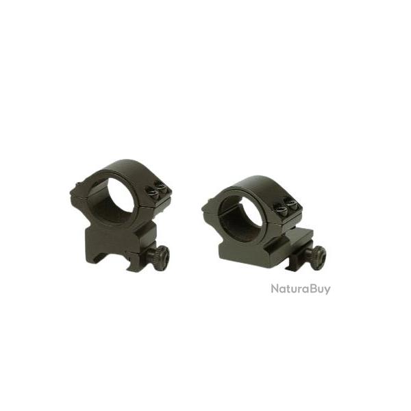 MONTAGE KONUS DUAL-T POUR RAIL WEAVER/PICATINNY DIAM 25.4 ET 30MM
