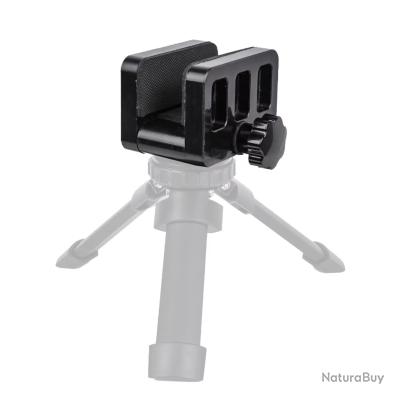 Pince De Fixation Pour Tube De Trépied - Serrage De 1,3 à 4,7 Cm - Idéal Smartphone, Photo, Streaming - Matériau PP Robuste - 8