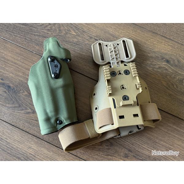 tui Safariland Glock 6354DO ALS Red Dot avec fourche QLS 19