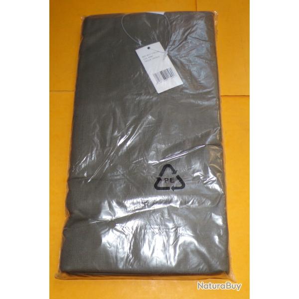 CHECHE GRIS KAKI MILITAIRE DE TYPE TRADITION  DE L'ARMEE FRANCAISE , LARGEUR 40 CM ( pli une fois s