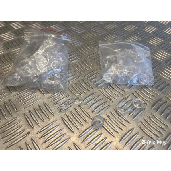 100 billes vide en coquilles a remplir cal.68 pour paintball ou umarex t4e defence hdr hds hdx ...