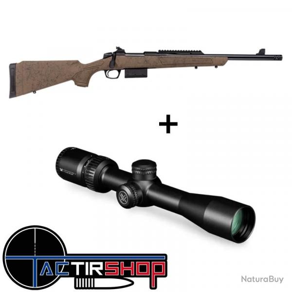 Pack Scout Carabine CVA Cascade SR-80 308 Win + lunette Vortex Crossfrire Scout 2-7X32