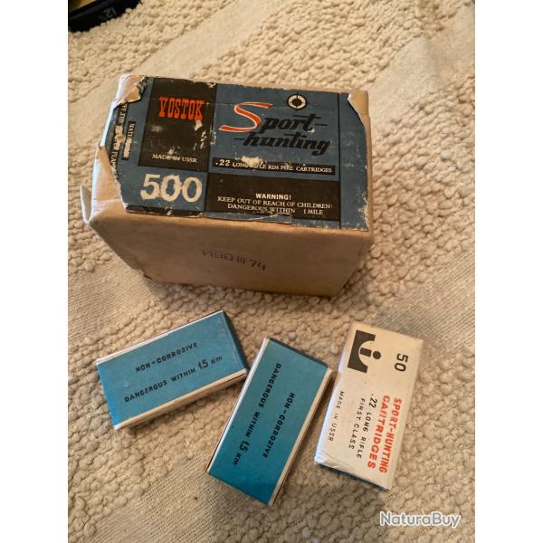 Balles 22lr vostok