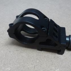 Un support de lampe sur rail Picatinny