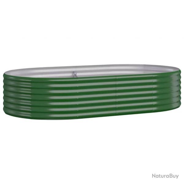 Jardinire bac lit surlev plantes fleurs terrasse jardin de jardin acier enduit de poudre 175 x 1