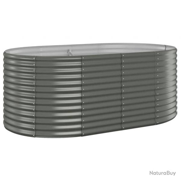 Jardinire bac lit surlev plantes fleurs terrasse jardin de jardin acier enduit de poudre 175 x 1