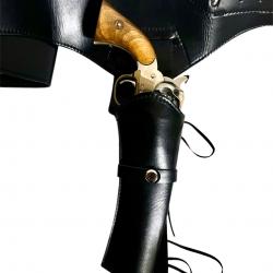 Revolver 44 poudre noire chromé  Remington COLTMAN avec holster