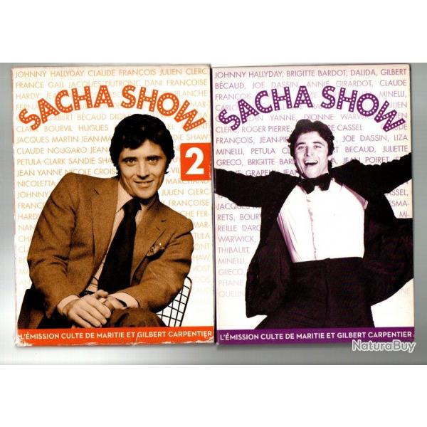 sacha show 2 coffrets de 3 dvd , varit franaise