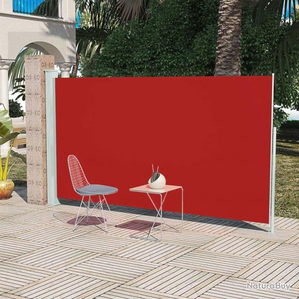 Auvent latral de patio 160x300 cm Rouge