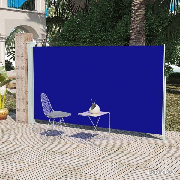 Auvent latral de patio 160x300 cm Bleu