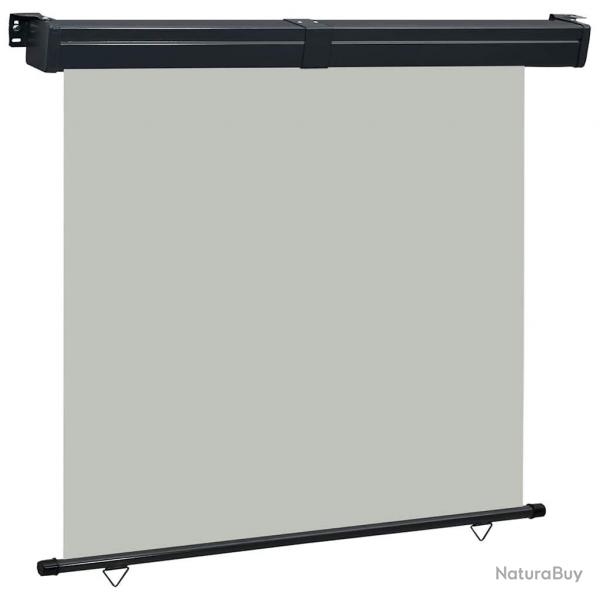 Auvent latral de balcon 165x250 cm Gris