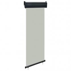 Auvent latéral de balcon 65x250 cm Gris