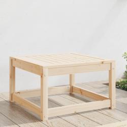 Repose-pied de jardin bois de pin massif