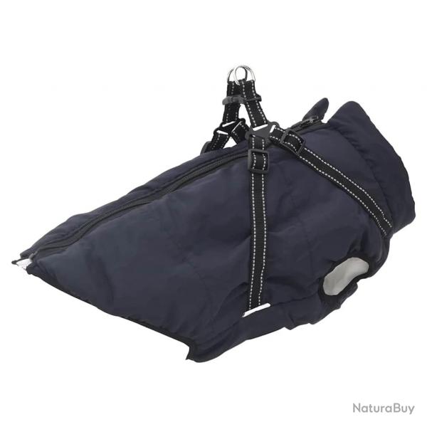 Manteau pour chiens avec harnais impermable rflchissant L48