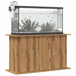 Support d'aquarium chêne artisanal 101x41x58 cm bois ingénierie