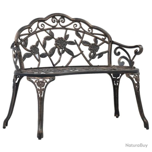 Banc de bistrot 100 cm Bronze Aluminium coul