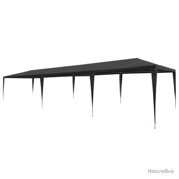 Tente de rception 3x9 m PE Anthracite