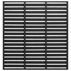 Panneau de clôture WPC 180x180 cm Noir