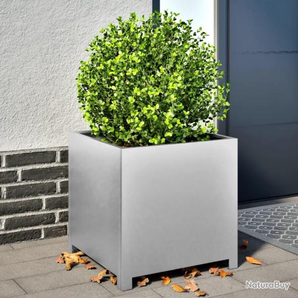 Jardinire 50x50x50 cm acier galvanis