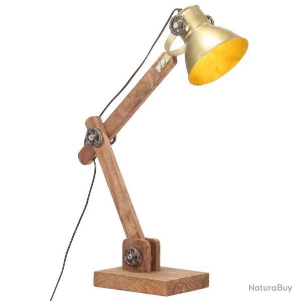 Lampe de bureau industrielle Laiton Rond 58x18x90 cm E27