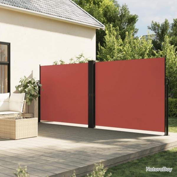 Auvent latral rtractable terre cuite 160x600 cm