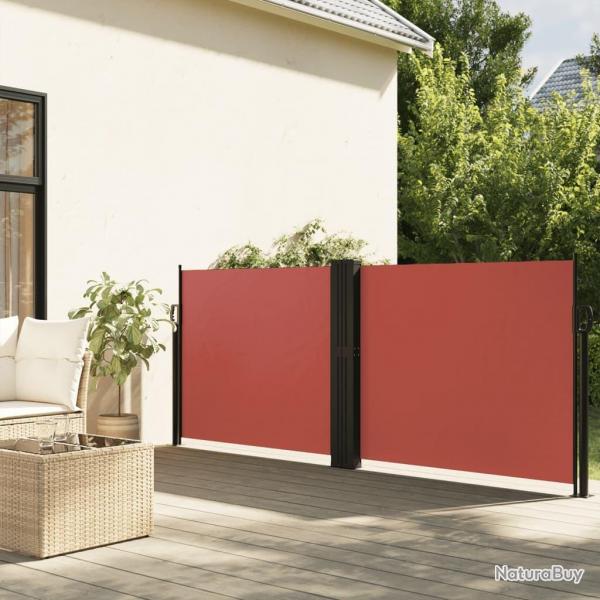 Auvent latral rtractable terre cuite 120x1000 cm