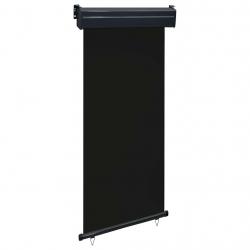 Auvent latéral de balcon 105x250 cm noir