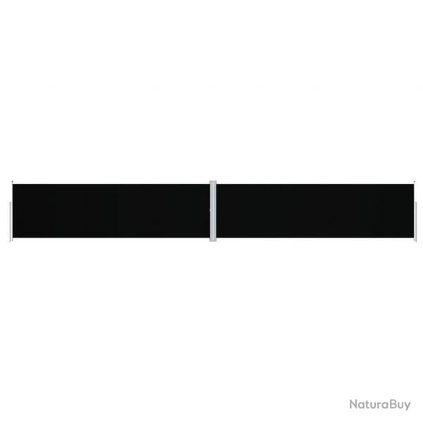 Auvent latral rtractable Noir 180x1200 cm