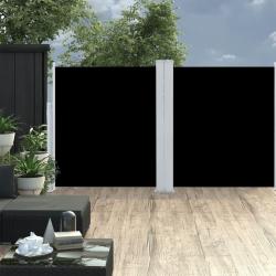 Auvent latéral rétractable Noir 140 x 600 cm