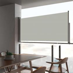 Auvent latéral rétractable de patio 60x300 cm Crème