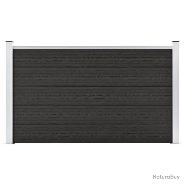 Clture de jardin WPC 180x105 cm Gris