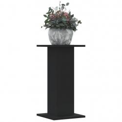Supports pour plantes 2 pcs noir 30x30x60 cm bois d'ingénierie