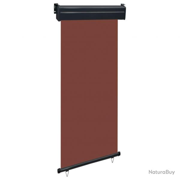 Auvent latral de balcon 85x250 cm Marron