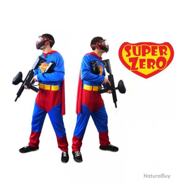 Costume SuperHero Zero pour Enterrement Vie Garcon Paintball