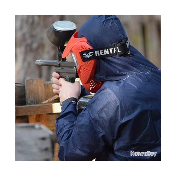 Combinaison papier Jetable  Capuche PLP taille XXL Bleu- Conditionnement 25