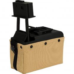 Chargeur Ammobox A et K Tan 1500 b pour M249
