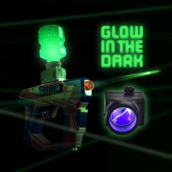 Feeder rechargeable LED UV pour tir billes phosphorescentes pour GELBLAST