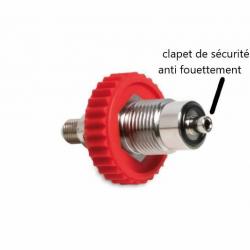 Raccord de gonflage Din 300 MCH6 avec clapet sécurité