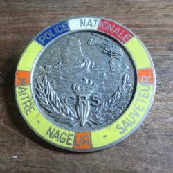 insigne émail  C.R.S police nationale maitre nageur sauveteur  / drago paris