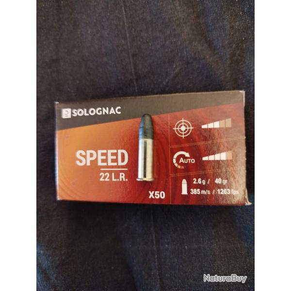 500 cartouches 22LR Solognac Speed