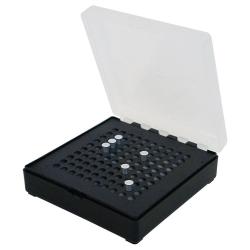Boîte de rangement 100 cartouches cal. .22 LR - Noir