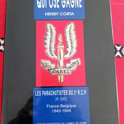 4eme SAS Qui Ose Gagne RARE ouvrage de référence épuisé Henry CORTA