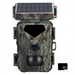 Caméra Chasse 20MP 1080P Vision Nocturne Etanche Capteur PIR Panneau Solaire Livraison OFFERTE