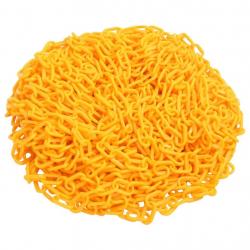Chaîne d'avertissement Jaune 100 m Ø8 mm Plastique